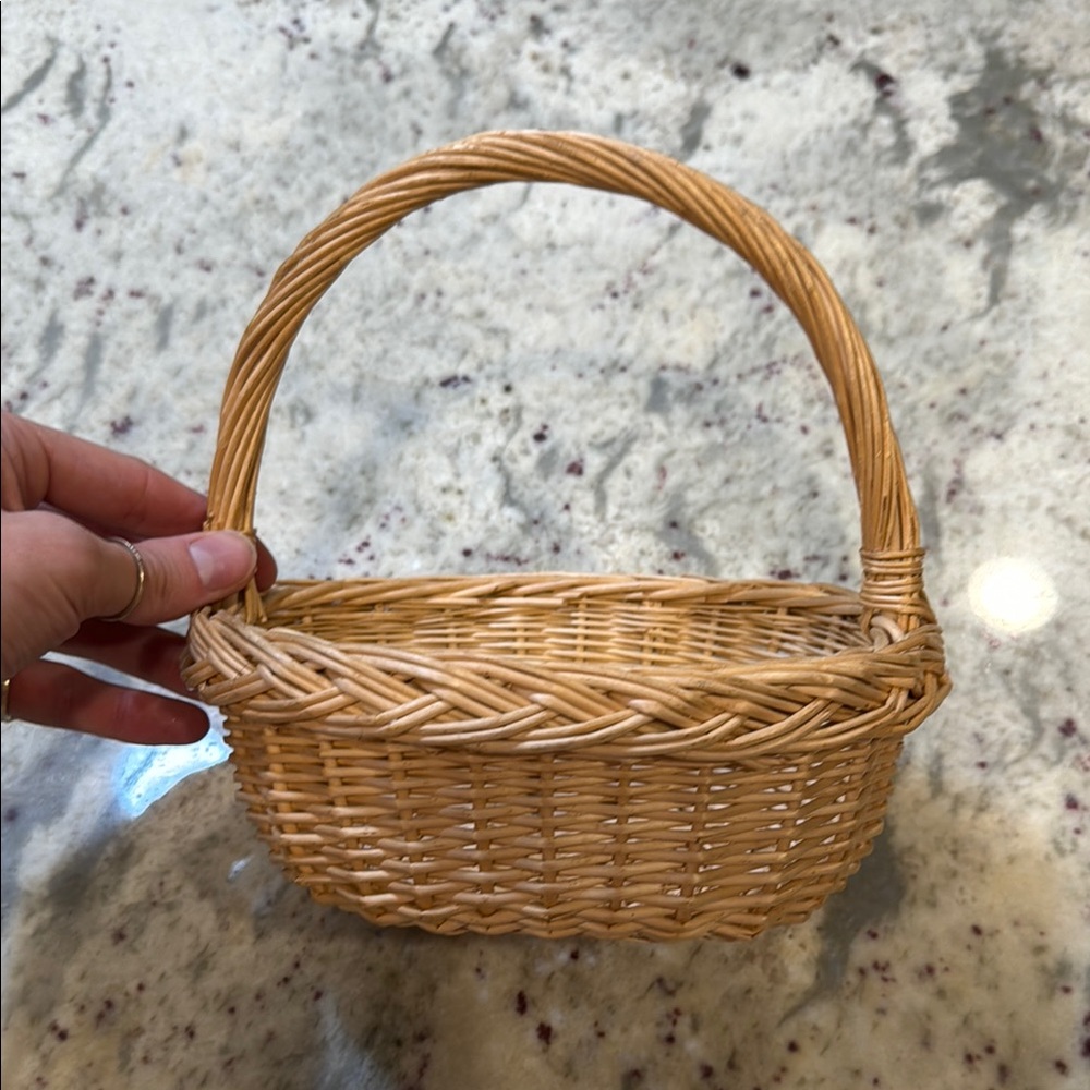 Woven Basket with Handle